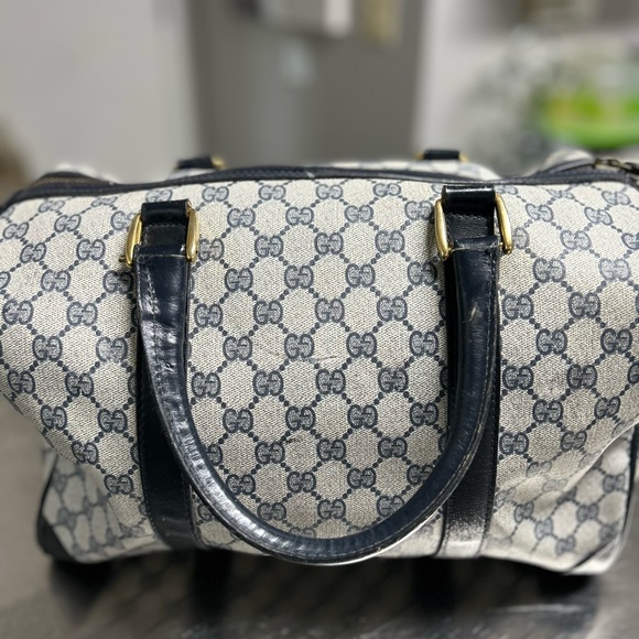 Large blue Authentic Gucci doctor bag!